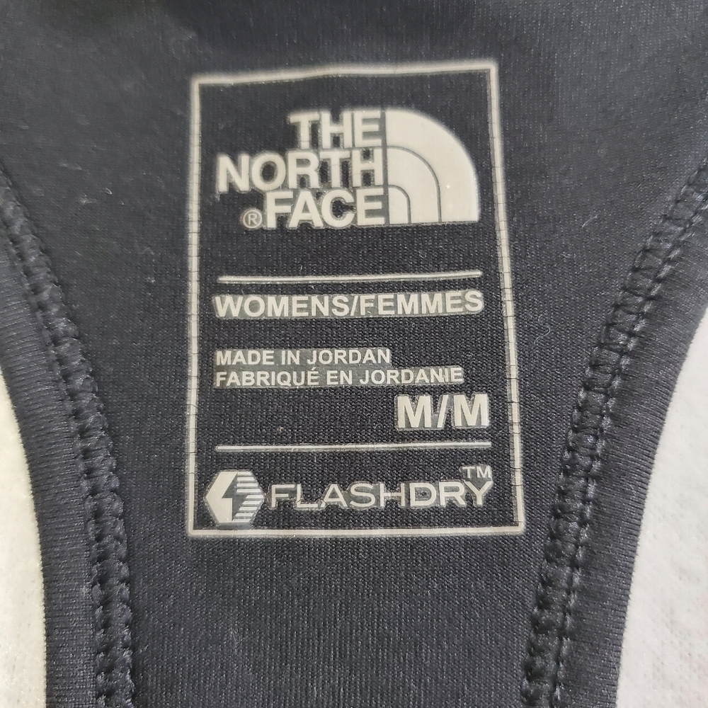 2010 * The North Face Flash Dry Racer Back Tank Gray Black Size M - Picture 3 of 10